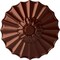 Ekena Millwork Shakuras Ceiling Medallion (Fits Canopies up to 1 3/8"), Hand-Painted Antique Copper, 9"OD x 1 3/8"P CM09SHACS - alternate 1